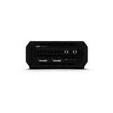 SounDigital 800.4 XP - 4 Ohm - galinė panelė su jungtimis ir logotipais