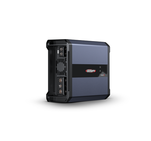 SounDigital SD1200.1 EVO 5 - 2 Ohm - galinė panelė su jungtimis ir ventiliatoriumi