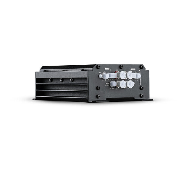 SounDigital SD1200.4-4 EVOPS 4 ohm - Šoninis vaizdas su jungtimis ir valdikliais