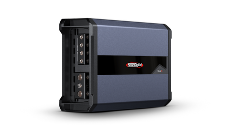 SounDigital SD2000.2 EVO 5.0 - 4 ohm - galinė panelė su jungtimis ir užrašais