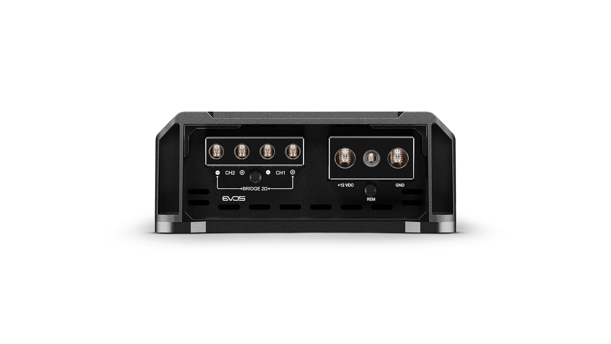 SounDigital SD2000.2 EVO 5.0 - 4 ohm - Galinė panelė su jungtimis ir logotipu