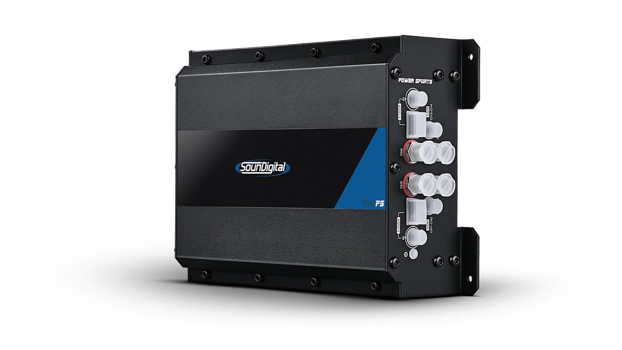 SounDigital SD2000.4-2 EVOPS 2 ohm - galinė panelė su jungtimis ir valdikliais