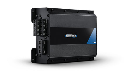 SounDigital SD2000.4-4 EVOPS 4 ohm - šoninis vaizdas su jungtimis