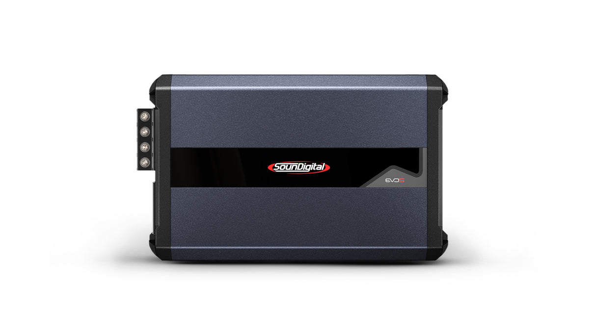 SounDigital SD2000.4 EVO 5 - 2 Ohm - Galinė panelė su jungtimis ir logotipu