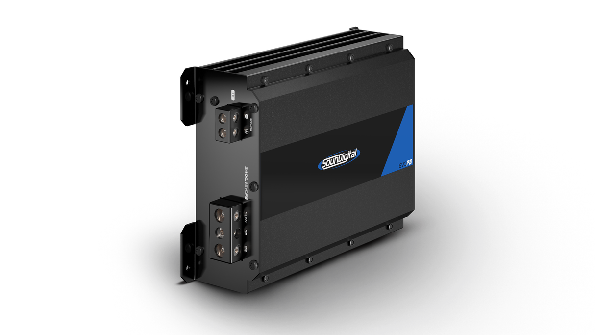 SounDigital SD2400.1-2 EVOPS 2ohm - galinė panelė su jungtimis ir tvirtinimo kronšteinais
