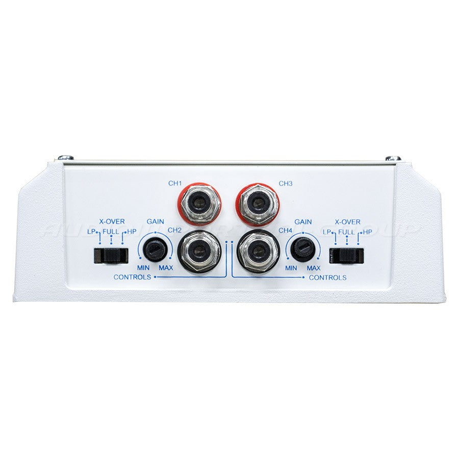 SounDigital SD400.4D MARINE - jungtys ir valdymo rankenėlės iš arti