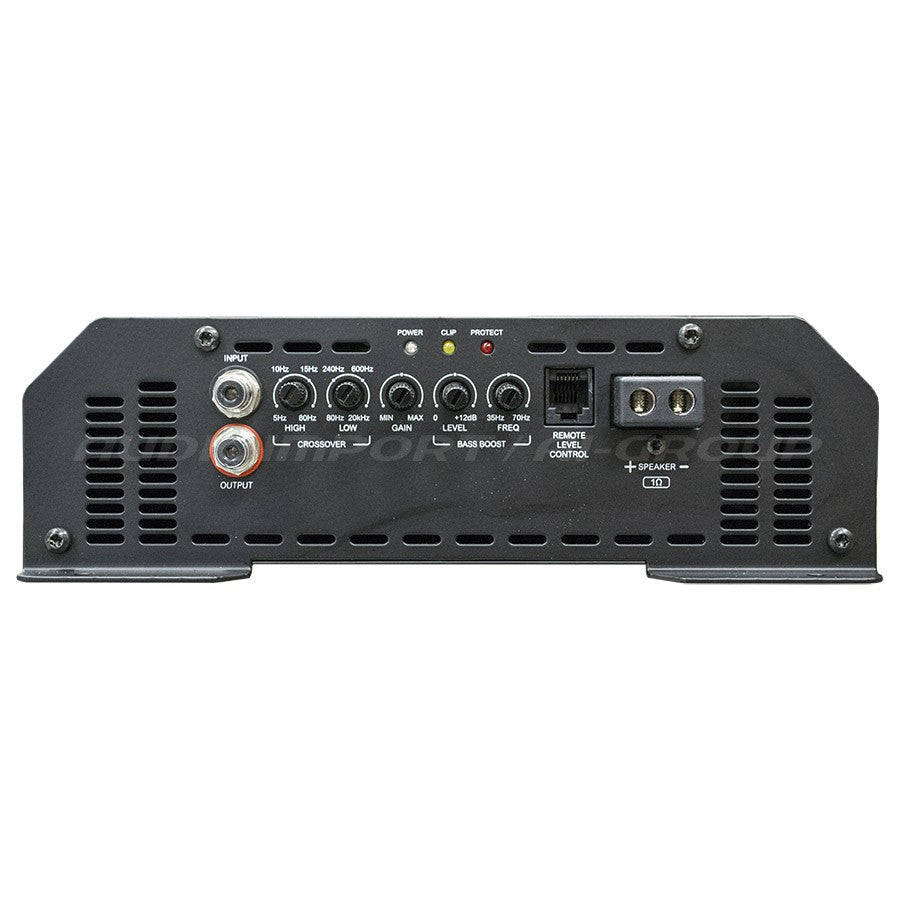 SounDigital SD5500.1D-1 POWER - galinė panelė su jungtimis ir valdymo elementais