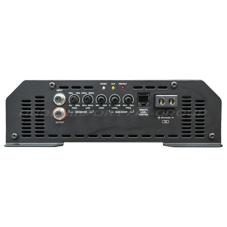 SounDigital SD5500.1D-1 POWER - galinė panelė su jungtimis ir valdymo elementais