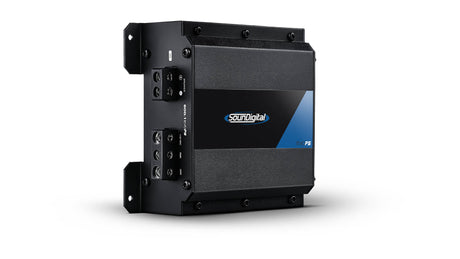 SounDigital SD800.1-2 EVOPS 2 ohm - galinė panelė su jungtimis ir logotipu