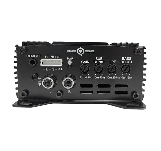 SoundQubed P1-500 - Galinė panelė su jungtimis ir valdikliais