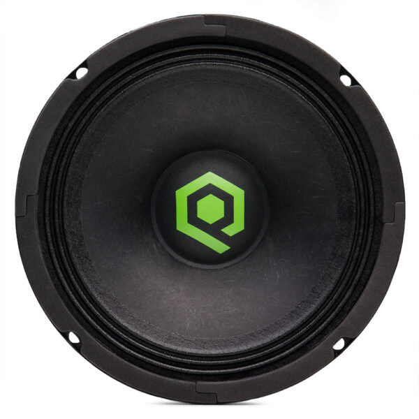 SoundQubed QP-MR6.5 - Garsiakalbio priekis su žaliu logotipu