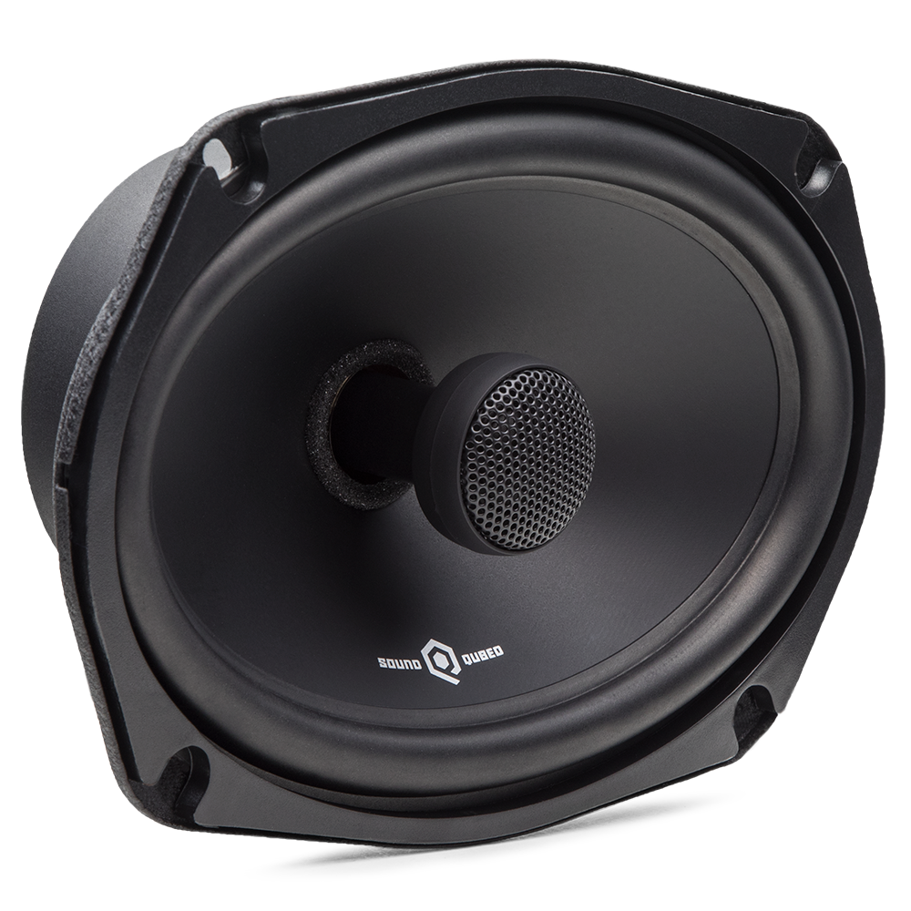 SoundQubed QSX-692 - Garsiakalbio priekinė dalis su logotipu