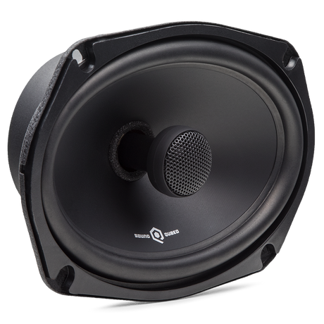 SoundQubed QSX-692 - Garsiakalbio priekinė dalis su logotipu