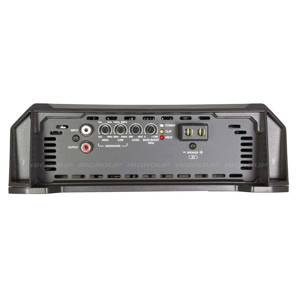 Soundigital SD3000.1D NANO - 1 ohm - galinė panelė su jungtimis ir valdymo elementais