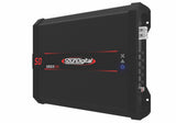 Soundigital SD5000.1D EVO2 1ohm ( SH 799€ ). - šoninė panelė su jungtimis ir mygtukais