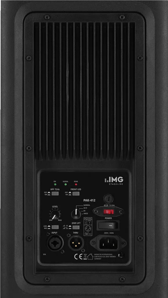 Stageline PAK-412, aktyvi kolonėlė su įmontuotu stiprintuvu