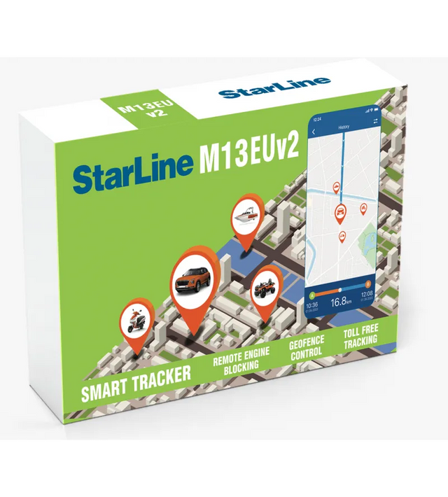 StarLine M13EU V2 ECO, 4G GPS sekimo įrenginys transporto priemonėms