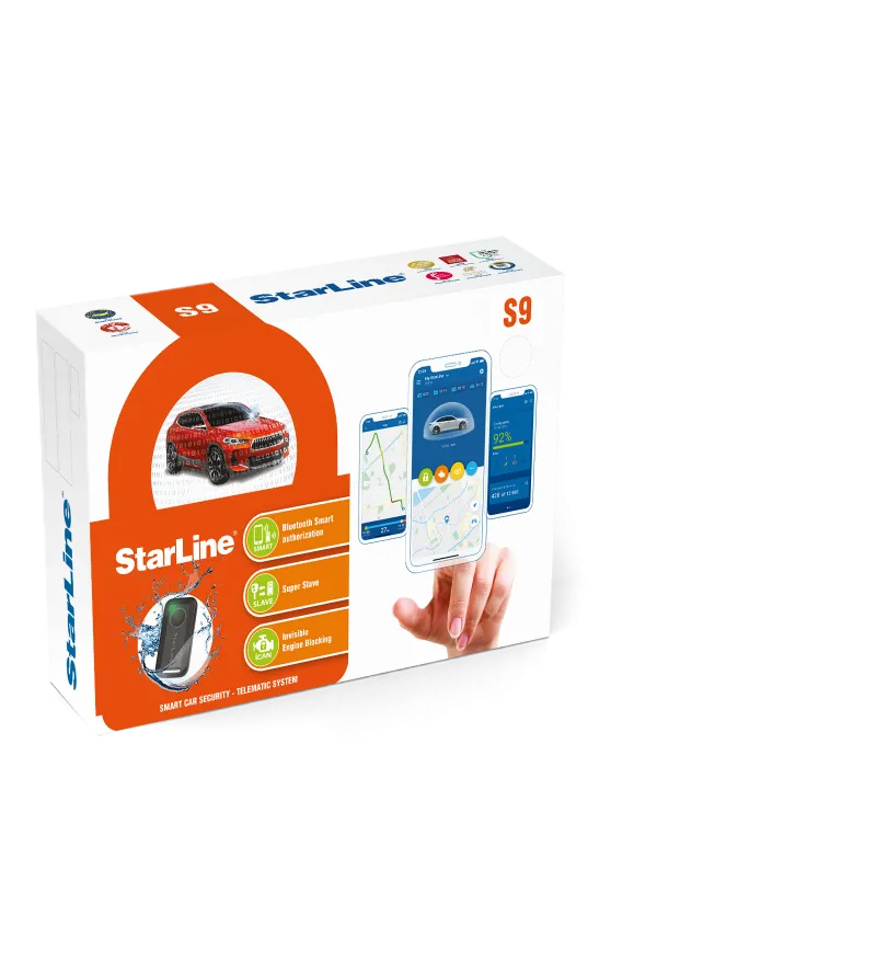 StarLine S9 v2 Lite GPS, automobilio apsaugos sistema