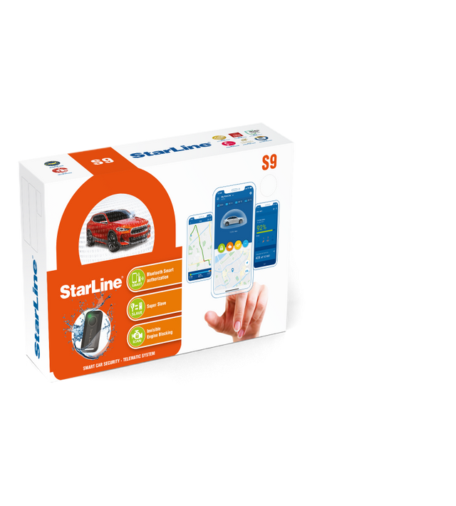 StarLine S9 v2 Lite GPS, automobilio apsaugos sistema