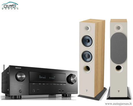 Stereo komplektas - AV resyveris Denon AVR-X2600H, su kolonėlėm Focal Chora 816