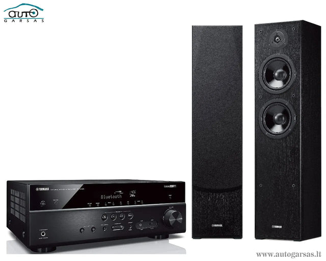 Stereo komplektas - AV resyveris Yamaha RX-V485, su kolonėlėm Yamaha NS-F51