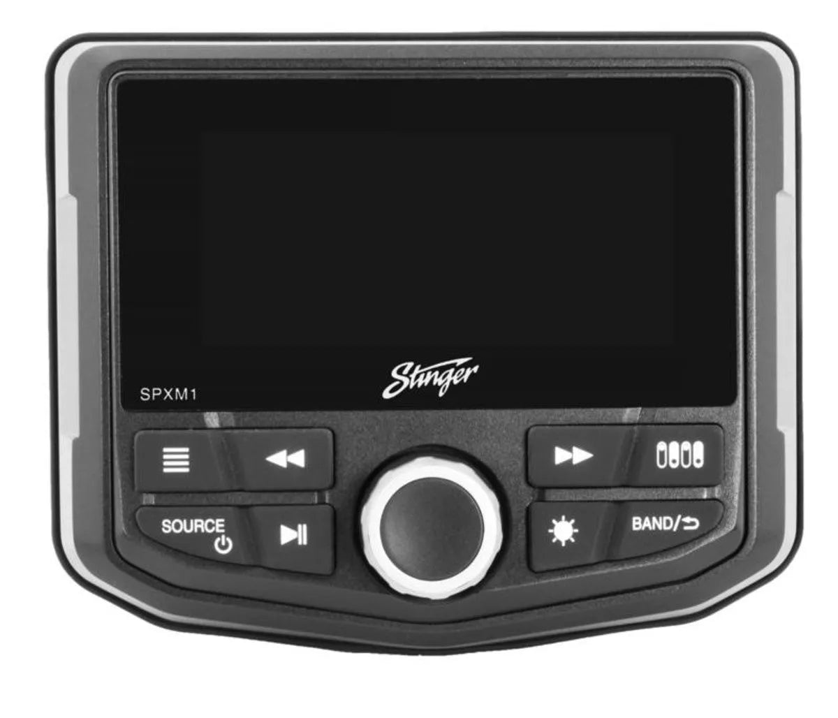 Stinger, SPXM1 USB MP3 magnetola su AUX įėjimu, Bluetooth - valdymo mygtukai ir apvalus sukamasis valdiklis