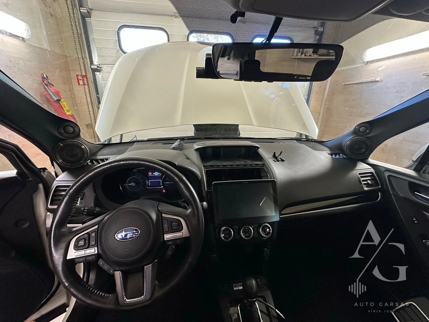 Subaru XV, garso aparatūra bei pilna garso izoliacija