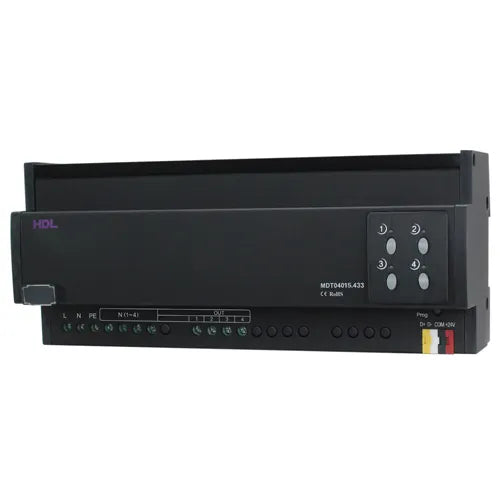 Šviesos reguliatorius HDL-MDT04015.433, 4x1.5A