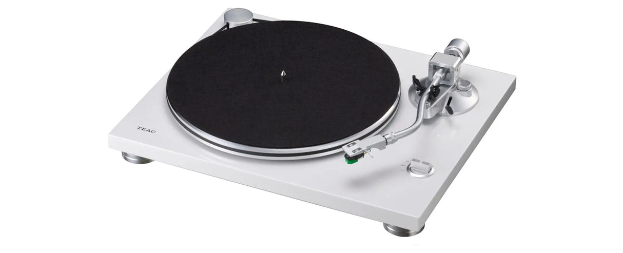 TEAC TN-3B-SE, analoginis patefonas - Šoninis vaizdas su valdymo rankenėle