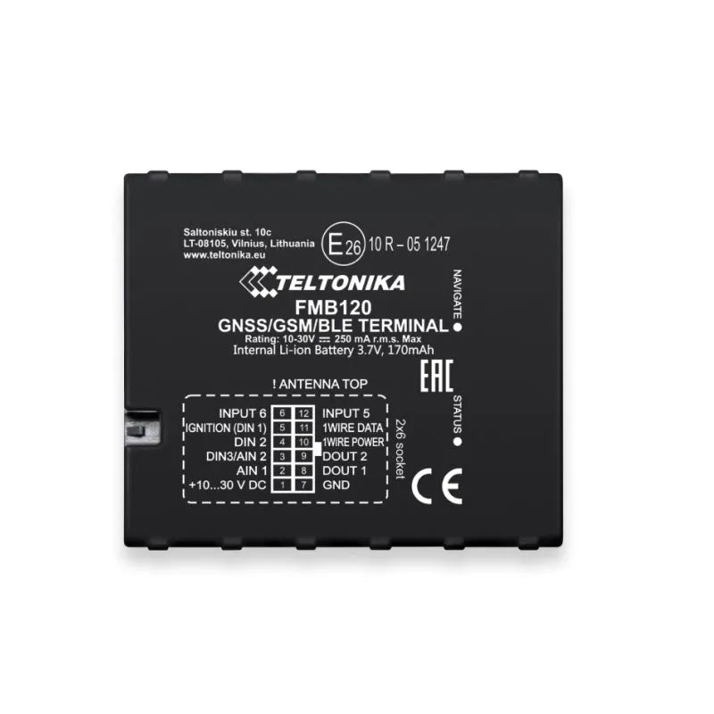 TELTONIKA FMB120 GNSS/GSM/Bluetooth, sekiklis