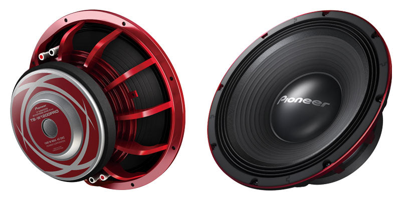 Pioneer TS-W1200PRO, žemų dažnių automobilinis garsiakalbis