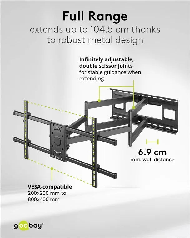 TV Wall Mount Pro 104cm , pasukamas TV laikiklis