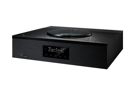 Technics SA-C600, aukščiausios klasės tinklo grotuvas su CD ir skaitmeniniu stiprintuvu