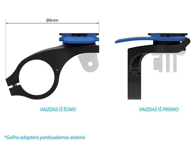 Telefono laikiklis dviračiui Quad Lock Out Front Mount