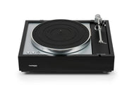 Thorens TD 1600, patefonas (įvairių spalvų) - patefono plokštelė ir tonarmas iš arti