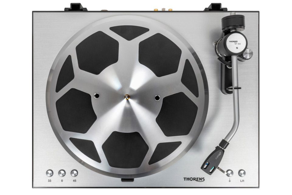 Thorens TD 404 DD, patefonas - Disko sukimosi greičio mygtukai apačioje