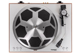 Thorens TD 404 DD, patefonas - viršutinė dalis su tonarmu ir plokšte