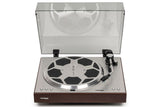 Thorens TD 404 DD, patefonas - atidarytas dangtis su atspindžiu