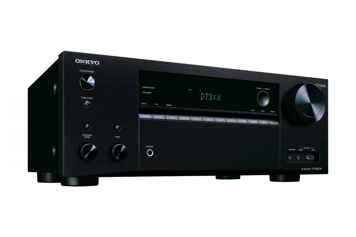 Tinklinis AV resyveris Onkyo TX-NR676E 7.2 x 165W, 2 zonos, patogus valdymas