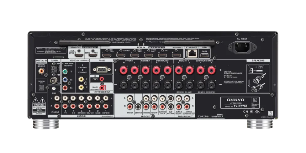 Tinklinis AV resyveris Onkyo TX-RZ740 9.2, 9x185W