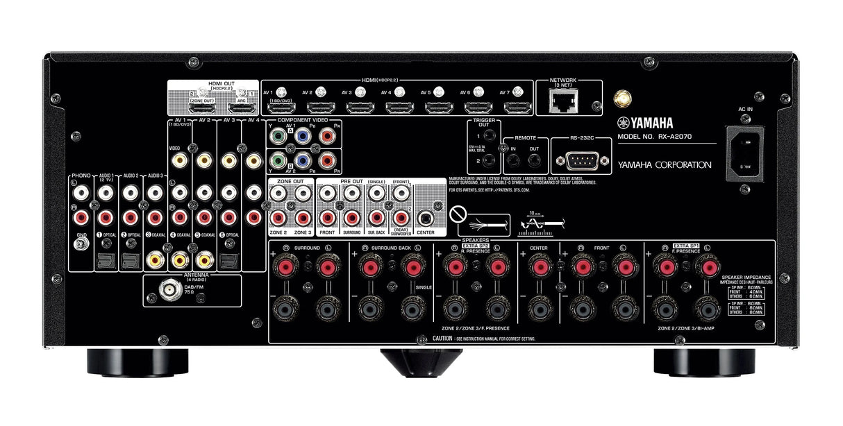 Tinklinis AV resyveris Yamaha AVENTAGE RX-A2070 9.2 MusicCast