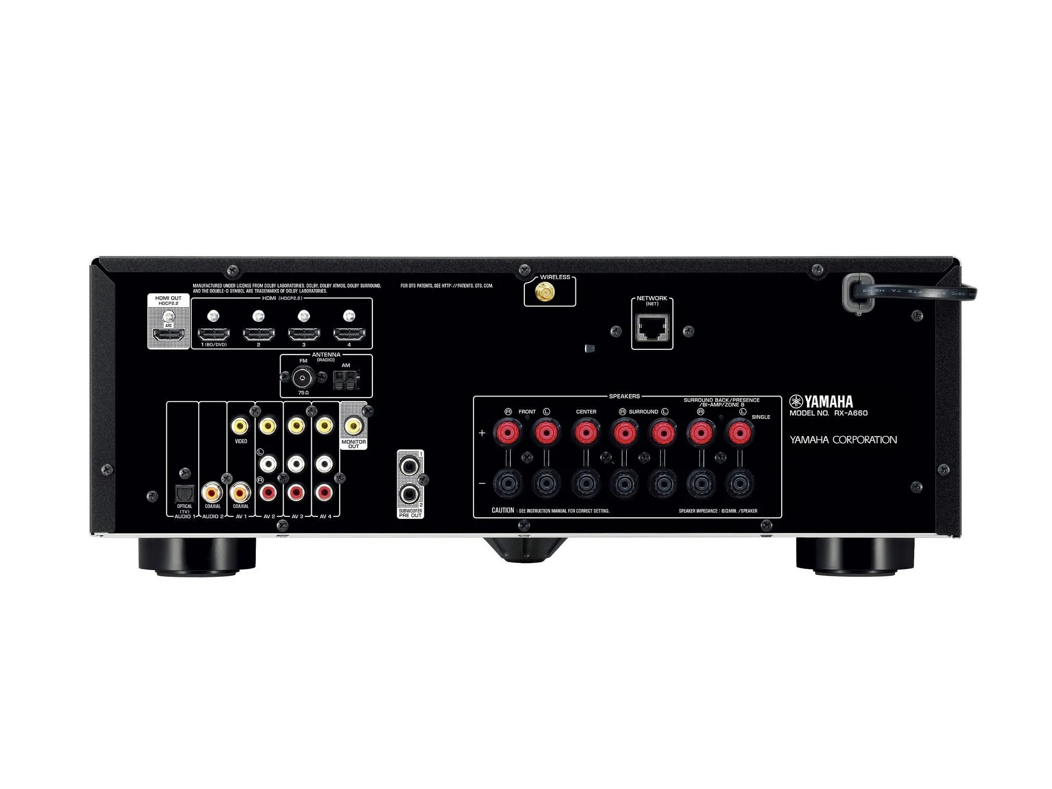 Tinklinis AV resyveris Yamaha AVENTAGE RX-A660 7.2 MusicCast