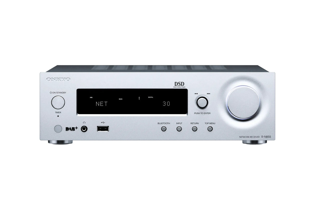 Tinklinis stereo resyveris Onkyo R-N855 2.1, 2x70W