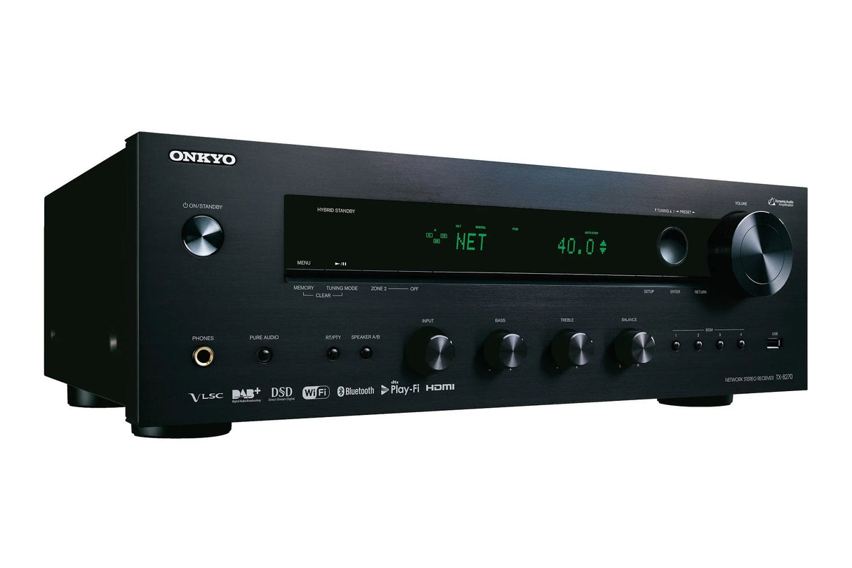 Tinklinis stereo resyveris Onkyo TX-8270 2.1, 2x240W HDMI komutacija