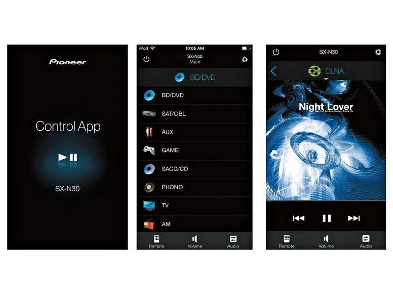 Tinklinis stereo resyveris Pioneer SX-N30-K, 2x85W