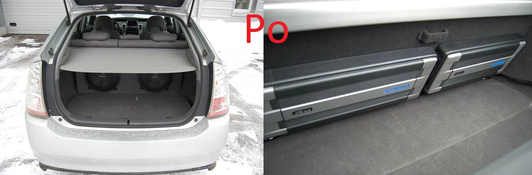 Toyota Prius garso aparatūra