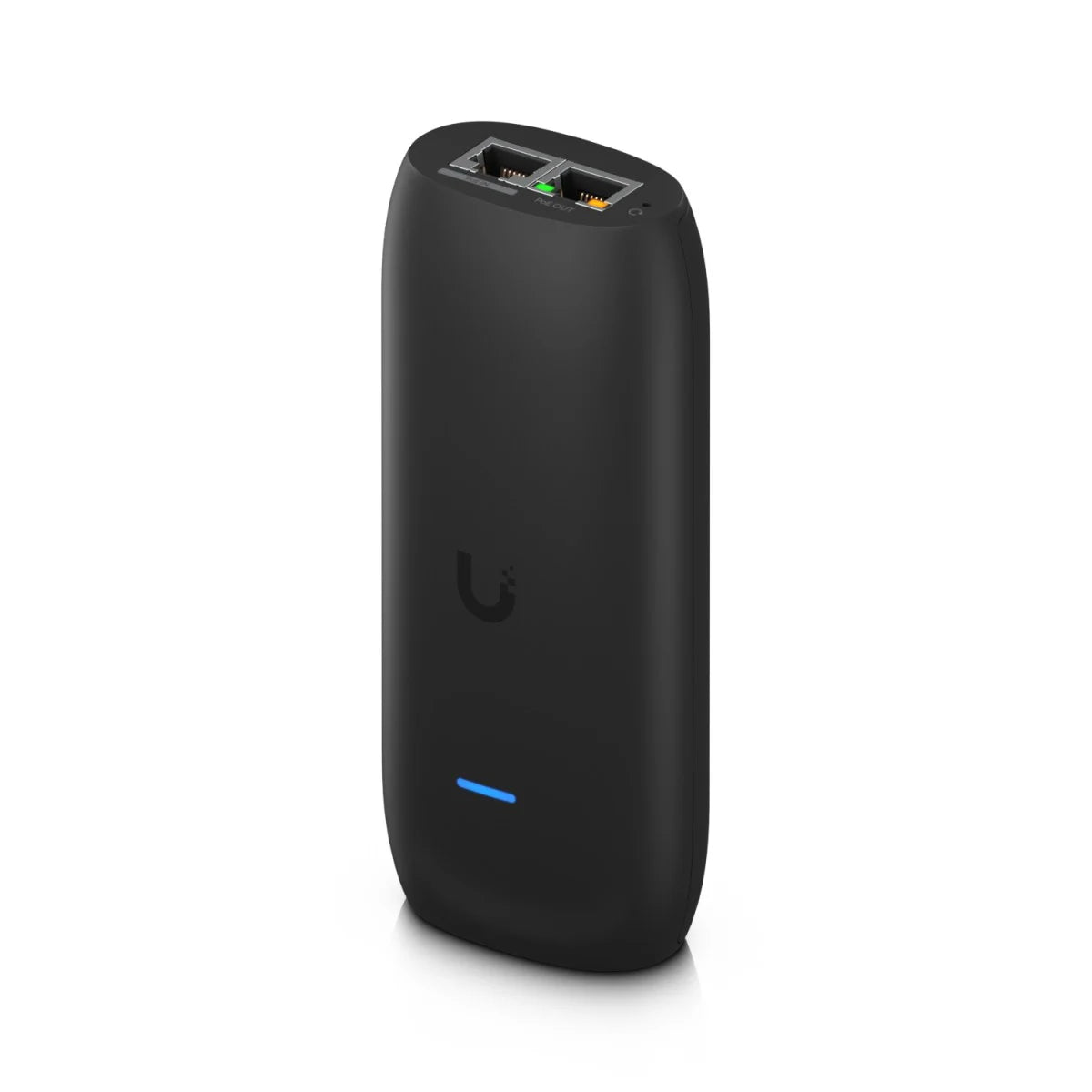 UBIQUITI UniFi AI Port, priedas kameroms - viršutinė dalis su dviem jungtimis ir indikatoriumi