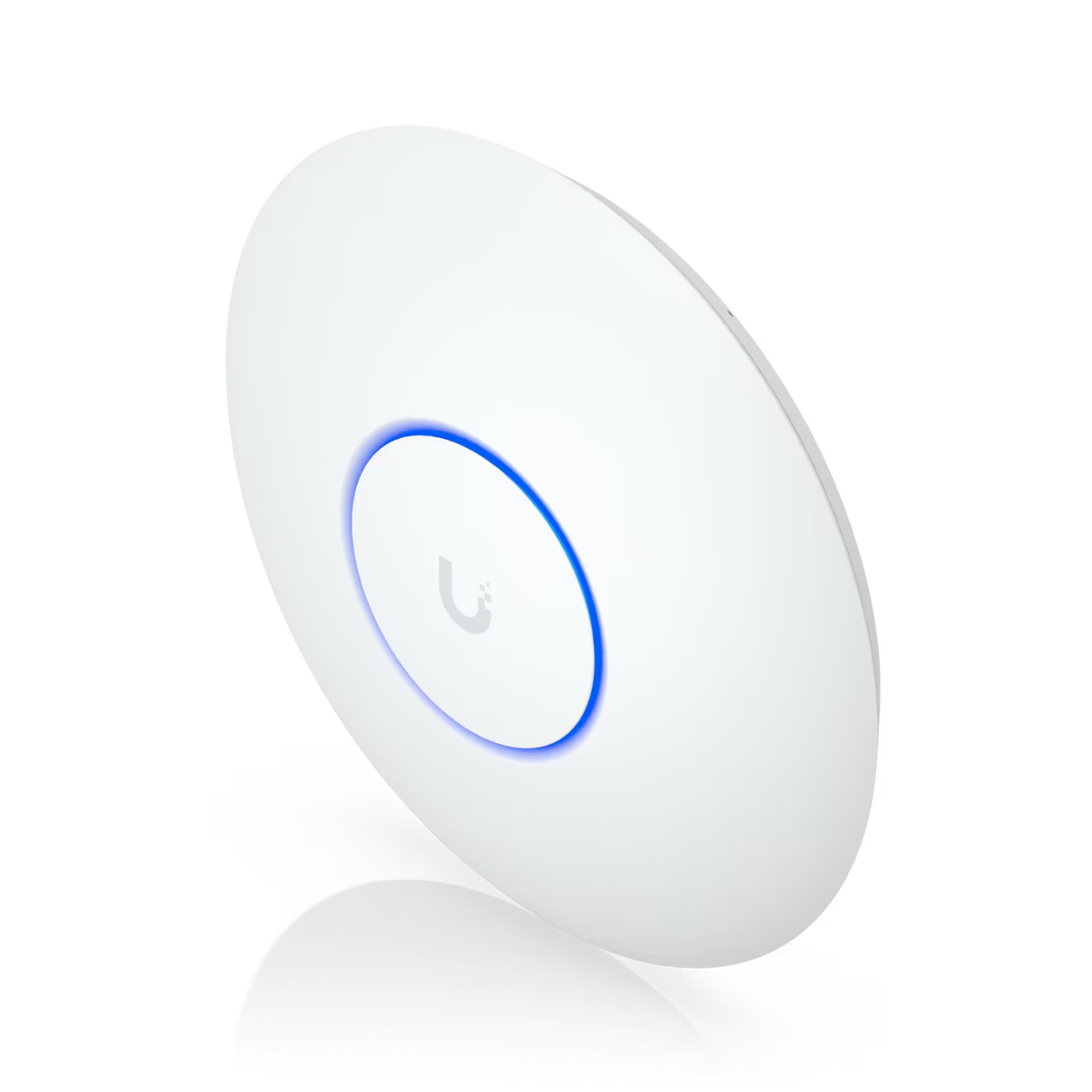 UBIQUITI UniFi U7 Lite, belaidžio tinklo prieigos taškas - Apšviestas priekinis paviršius su logotipu