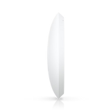 UBIQUITI UniFi U7 Lite, belaidžio tinklo prieigos taškas - Šoninis vaizdas su išlenktu priekiu