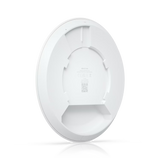 UBIQUITI UniFi U7 Lite, belaidžio tinklo prieigos taškas - galinė pusė su informacija ir tvirtinimo detalėmis